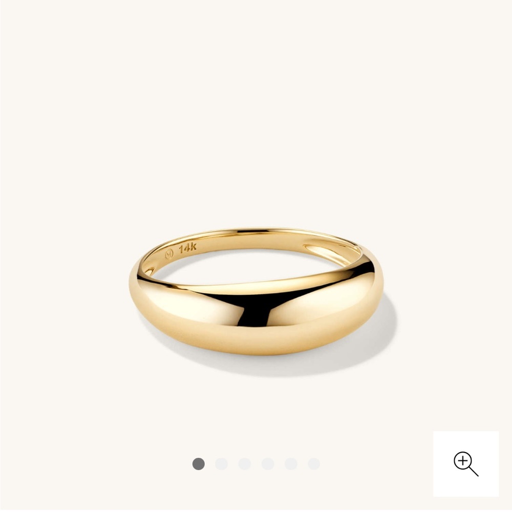 Mejuri Thin Dôme Ring